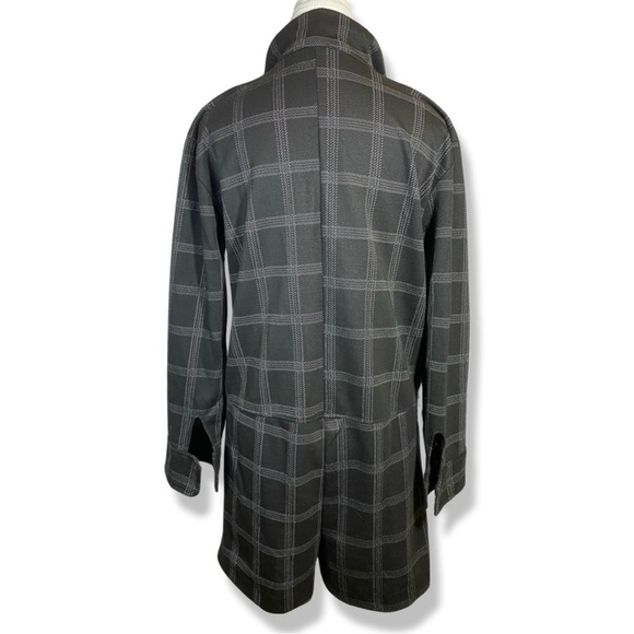⭐️ZARA Plaid Flannel Front Zip Long Sleeve Shirt Romper - Picture 3 of 5